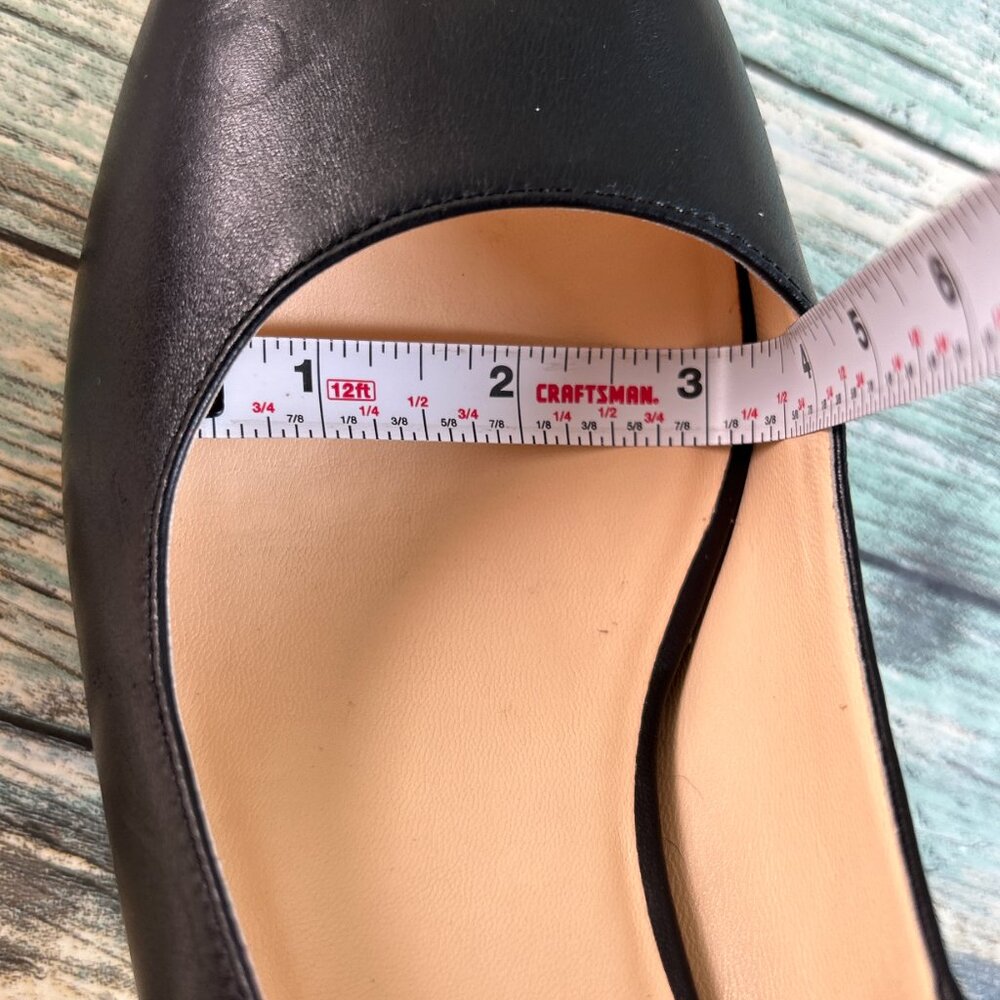 Cole Haan Pumps Womens Size 10B Black Leather Open Toe Dress Work Shoes Heels - Picture 9 of 14